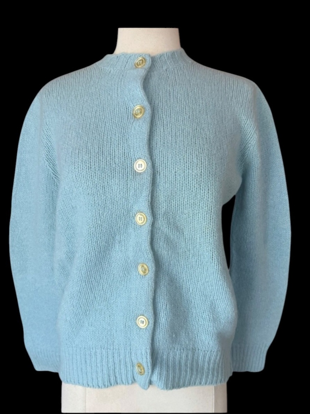 1960s/70s Lerner Shops 100% Shetland Wool Cardigan‎